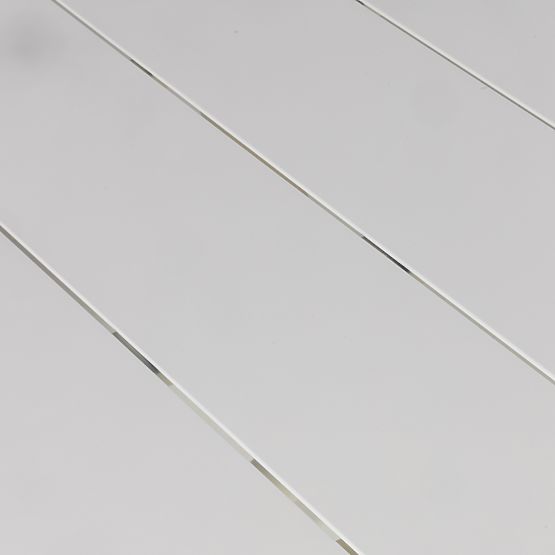 Vrtna miza Piretto 180 cm, aluminij, bela