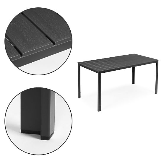 Vrtna miza za 6 oseb Polywood pohištvo za teraso