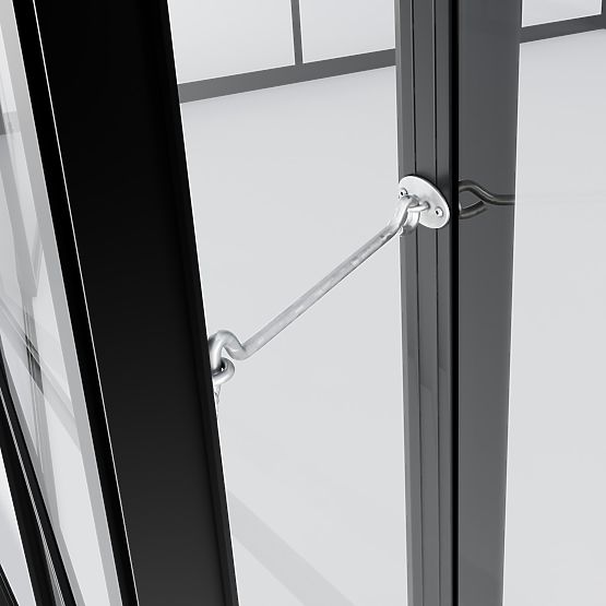 Vrtna oranžerija EcoGlass Gazebo Standard z osnovo 12 m² kaljeno steklo 4 mm, polikarbonat 6 mm