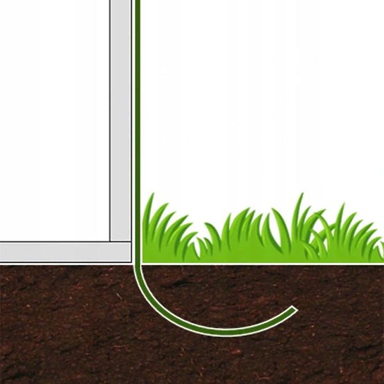 Vrtni folijarnik tunel 3x2x2 m večnamenski kovinski okvir bela folija 2 vhoda