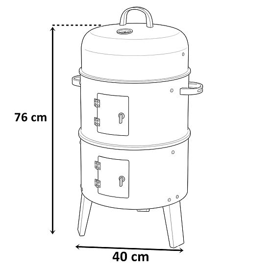 Vrtni kadilni žar pečica FUMARO