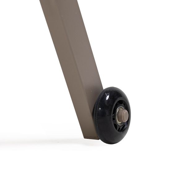 Vrtni ležalnik Sandy nastavljiv, svetlo siv/bež