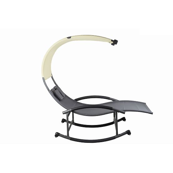 Vrtni ležalnik z baldahinom gugalnica