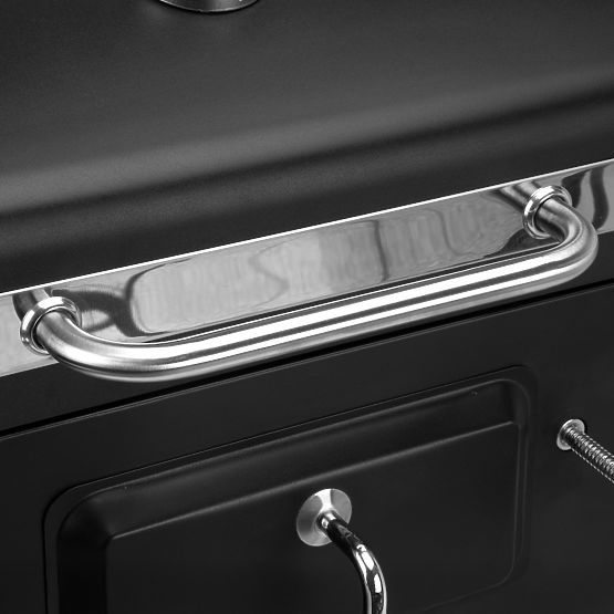 Vrtni ogleni žar CARBON črn