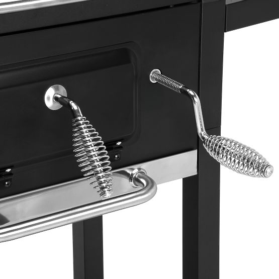 Vrtni ogleni žar CARBON črn