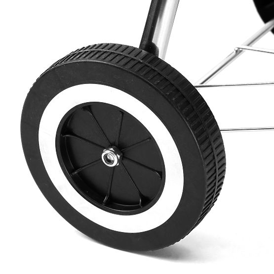 Vrtni ogleni žar RUND črn