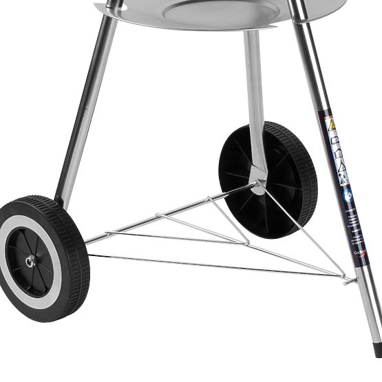 Vrtni ogleni žar RUND črn