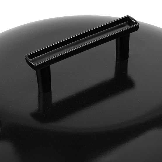 Vrtni ogleni žar RUND črn