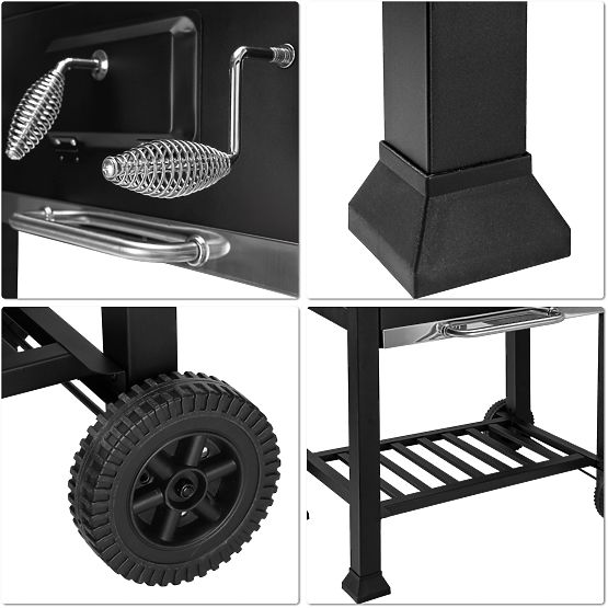 Vrtni ogleni žar s pokrovom MEJOR