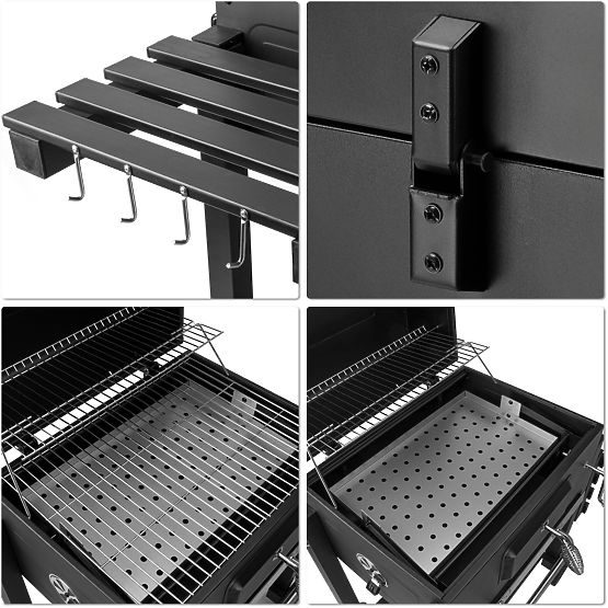 Vrtni ogleni žar s pokrovom MEJOR