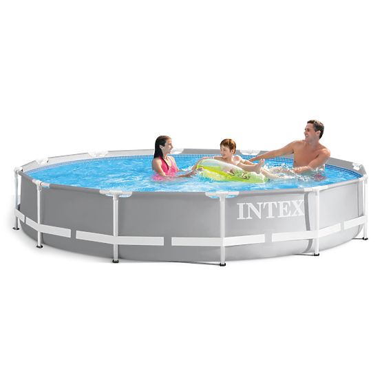 Vrtni okrogli bazen s kovinskim okvirjem 366 cm INTEX 26710
