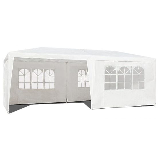 Vrtni paviljon 3x6 m 6 sten bel MultiGarden