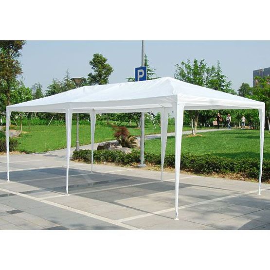 Vrtni paviljon 3x6 m 6 sten bel MultiGarden