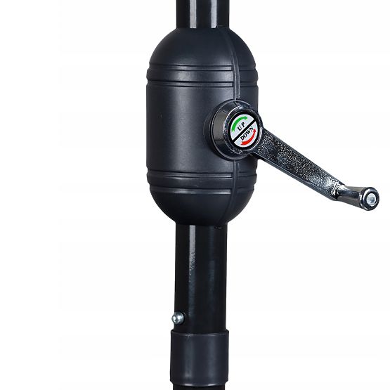 Vrtni pol-parasol za teraso 2,7m bež