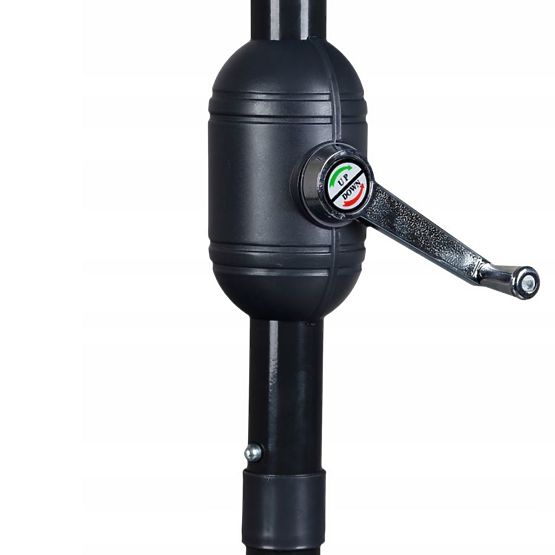 Vrtni pol-senčnik za teraso 2,7m zeleni