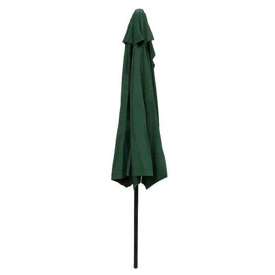 Vrtni pol-senčnik za teraso 2,7m zeleni