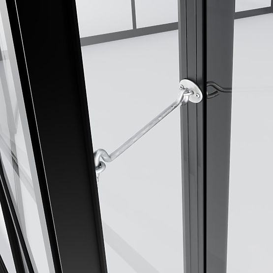 Vrtni rastlinjak ProGlass Classic Compact 7,7 m² z osnovo, kaljeno steklo 4 mm, aluminij