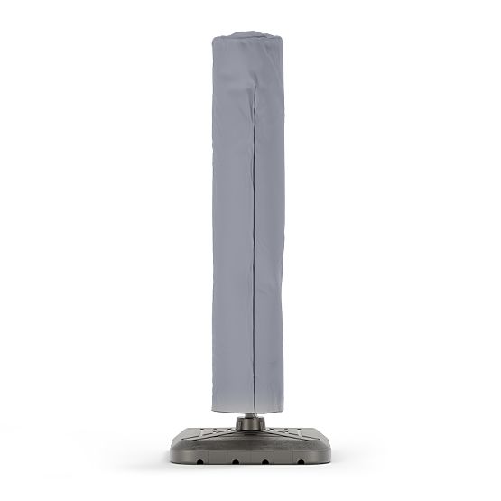 Vrtni senčnik na konzoli Shade Deluxe 4x3 m z ovitkom in solarnimi LED lučmi, vrtljiv