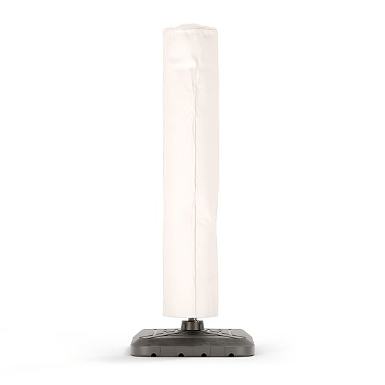 Vrtni senčnik na konzoli Shade Deluxe 4x3 m z ovitkom in solarnimi LED lučmi, vrtljiv