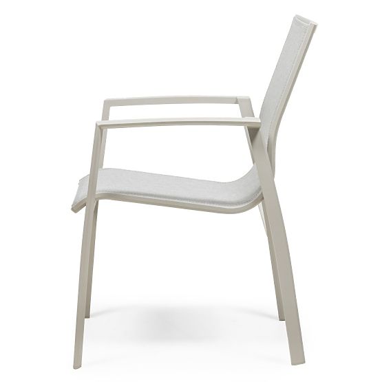 Vrtni set Canelli, raztegljiva miza 175-234 cm + 6 stolov, aluminij, svetlo bež