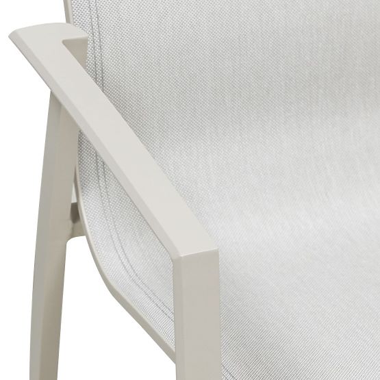 Vrtni set Canelli, raztegljiva miza 175-234 cm + 8 stolov, aluminij, svetlo bež