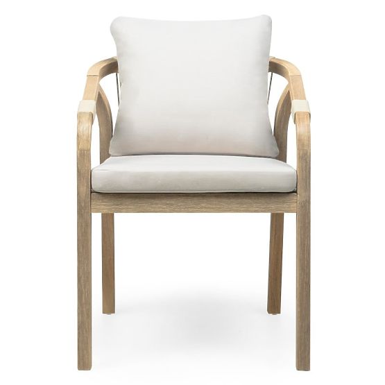 Vrtni set Castello, raztegljiva miza 200-295 cm + 6 stolov s pletenjem, akacijev les FSC