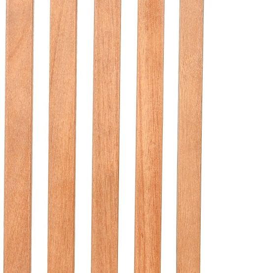 Vrtni set Familis miza 160 cm + 6 stolov z nastavljivimi naslonjali in krem blazinami, les