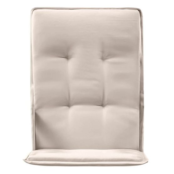 Vrtni set Familis miza 160 cm + 6 stolov z nastavljivimi naslonjali in svetlo sivimi blazinami