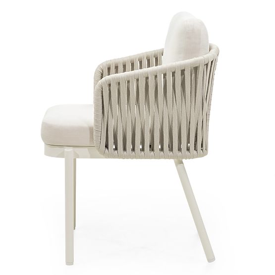 Vrtni set Porticato, raztegljiva miza 211-300 cm + 4 stoli, akacijev les FSC, videz tika