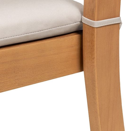 Vrtni stol Familis ll evkaliptov les FSC, videz tika, bež