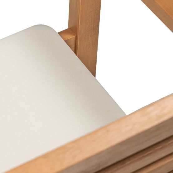 Vrtni stol Familis ll evkaliptov les FSC, videz tika, bež