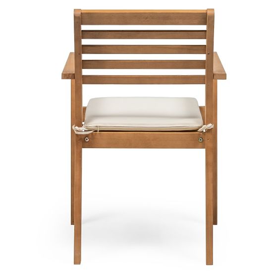 Vrtni stol Familis ll evkaliptov les FSC, videz tika, bež