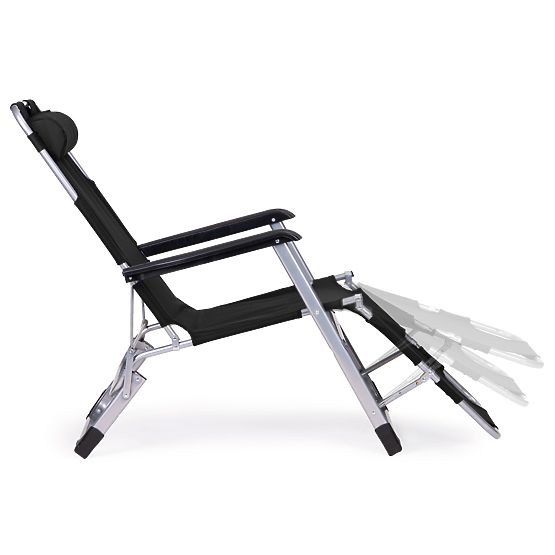 Vrtni zložljivi ležalnik 2v1 stol