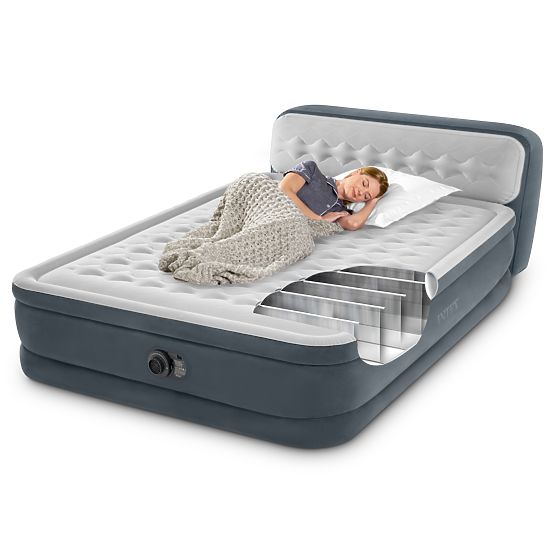 Vzmetnica postelja 236x152cm s črpalko za 2 osebi DELUXE 64448ND