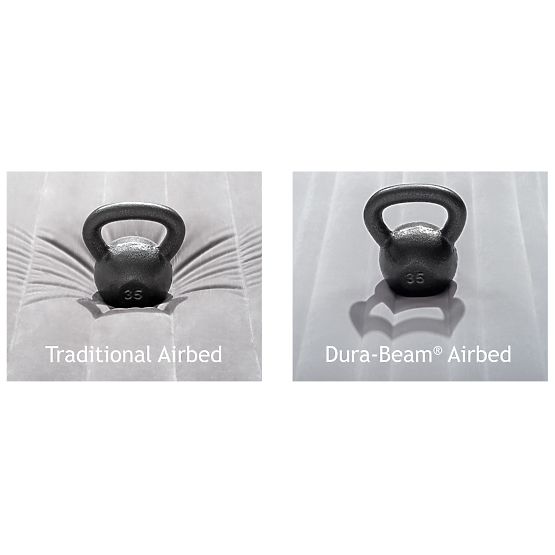 Vzmetnica postelja 236x152cm s črpalko za 2 osebi DELUXE 64448ND