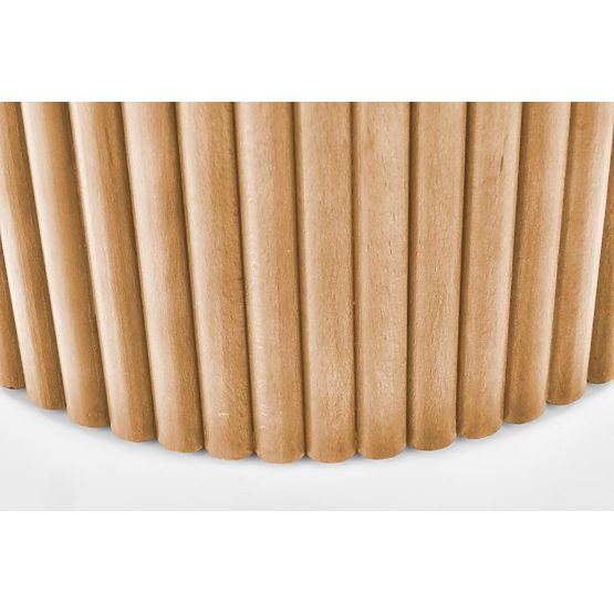 WOODY klubska mizica naravna