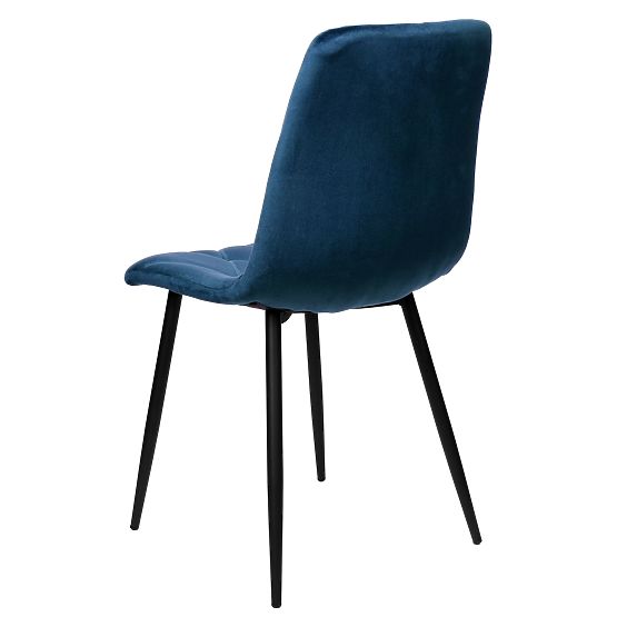 Žametni oblazinjeni stol Madison moder Velvet
