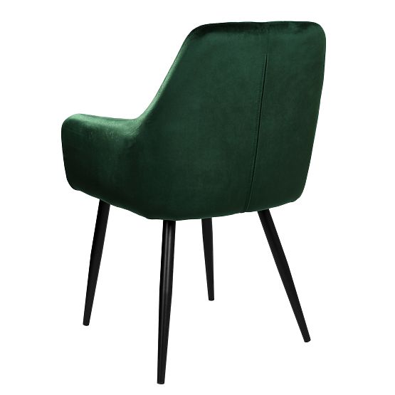 Žametni stol ATLANTA VELVET temno zelena