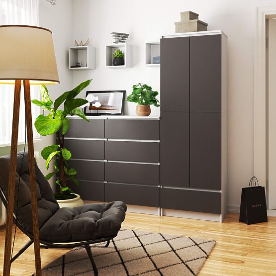 ZAPRTI REGAL R60 2D 1SZ CLP PK BELI / SIVI