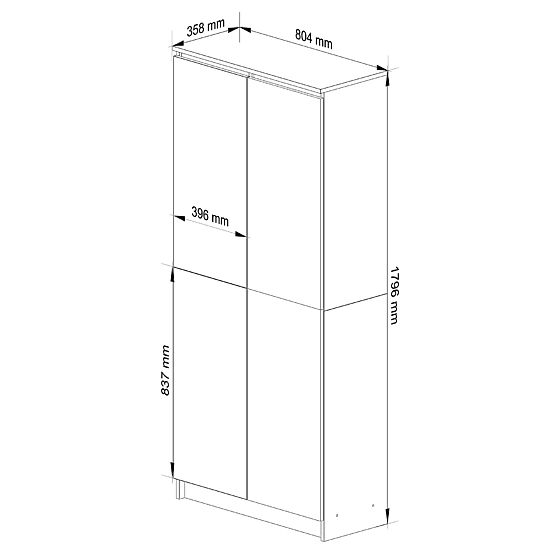 ZAPRTI REGAL R80 2D 8P CLP VENGE / BELA