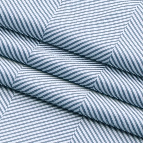 Zaves CLEAR temno modra barva tiskani motiv boho stil klasičen srebrne kovinske obročke