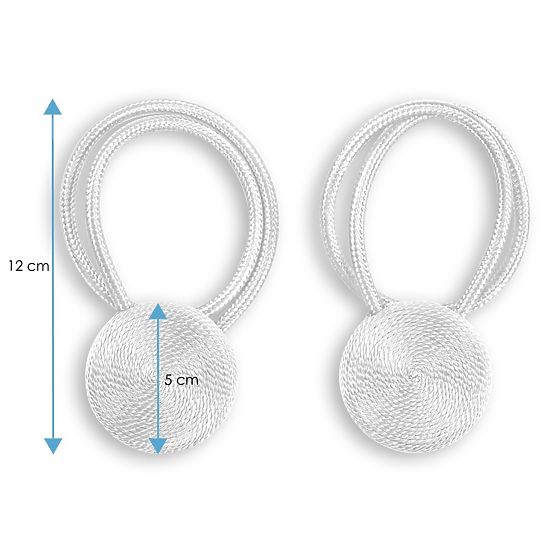 Zavese - dodatki CALGARY barva svetlo modra ameliahome