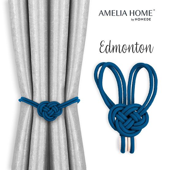 Zavese - dodatki EDMONTON barva indigo ameliahome