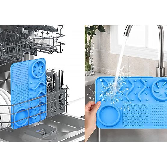 ZELENA LIZALNA PODLOGA ZA UPOČASNITEV HRANE