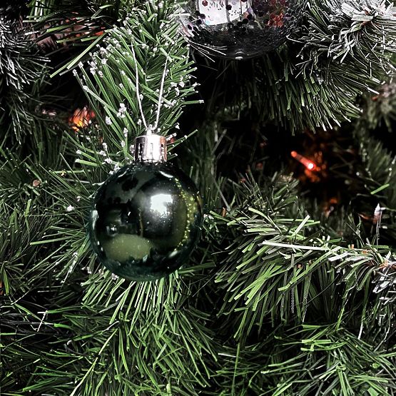 ZELENE BOŽIČNE KROGLE 34 KOSOV SYSD1688-027