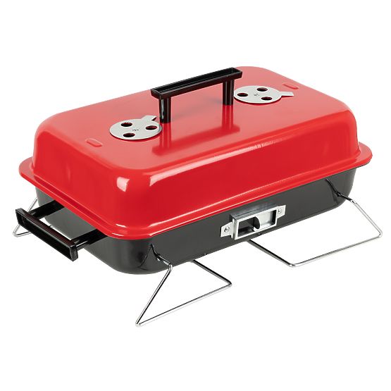 Zložljiv prenosni ogleni žar CAMPAL s pokrovom