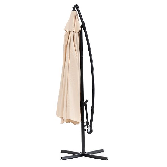 Zložljiv senčnik za teraso - bež