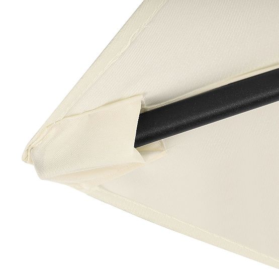 Zložljiv vrtni balkonski dežnik nastavljiv 210 cm bež