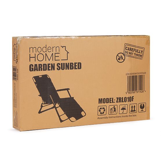 Zložljiv vrtni plažni stol ležalnik 2v1