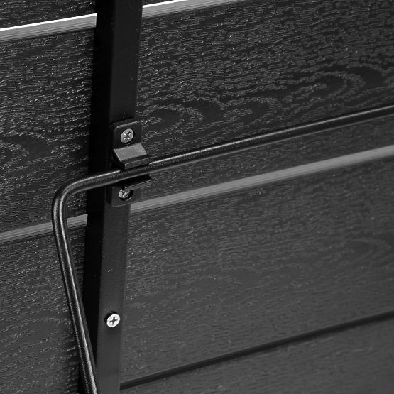 Zložljiva balkonska miza ARETTO črna